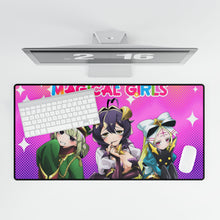 Load image into Gallery viewer, Gushing Over Magical Girls Mouse Pad (Desk Mat)
