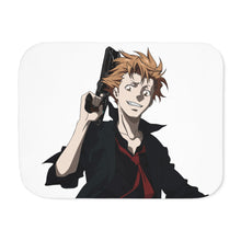 Load image into Gallery viewer, Psycho-Pass Shuusei Kagari Sherpa Blanket
