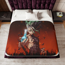Load image into Gallery viewer, Dr. Stone Sherpa Blanket
