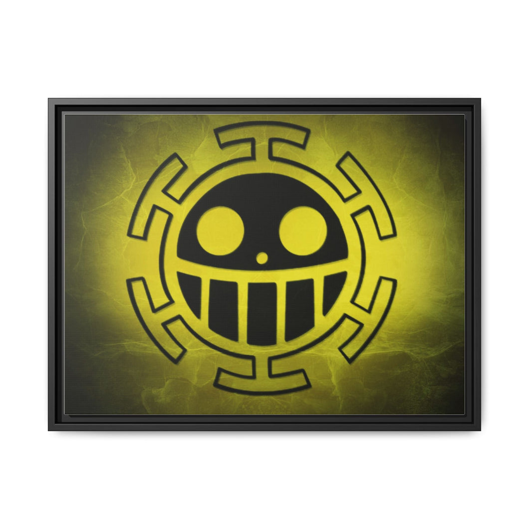 Trafalgar D. Water Law Canvas Framed Art Print