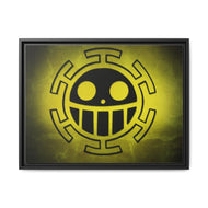 Trafalgar D. Water Law Canvas Framed Art Print