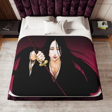 Load image into Gallery viewer, Unohana Bankai Sherpa Blanket
