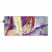 Load image into Gallery viewer, Fairy Tail Erza Scarlet RGB LED Mouse Pad (Desk Mat)
