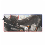 Denji vs Bat Devil RGB LED Mouse Pad (Desk Mat)