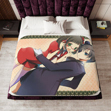 Load image into Gallery viewer, Black Butler Sherpa Blanket
