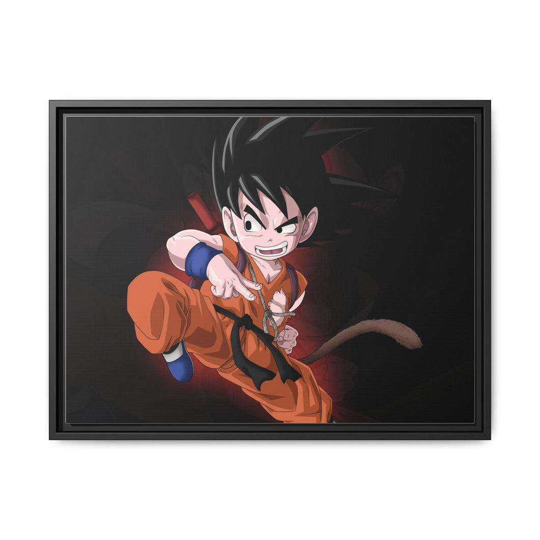 Anime Dragon Ball Canvas Framed Art Print