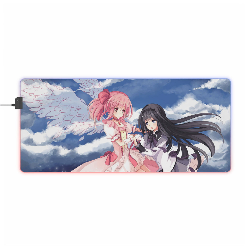 Puella Magi Madoka Magica RGB LED Mouse Pad (Desk Mat)