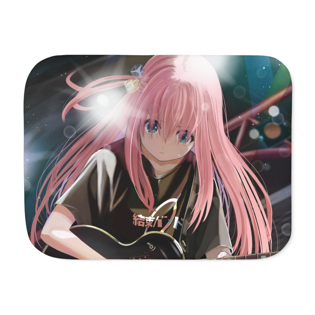 Bocchi the Rock Sherpa Blanket