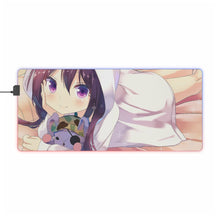 Load image into Gallery viewer, Is the Order a Rabbit? RGB LED Mouse Pad (Desk Mat)
