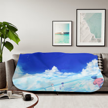 Load image into Gallery viewer, Anohana Sherpa Blanket
