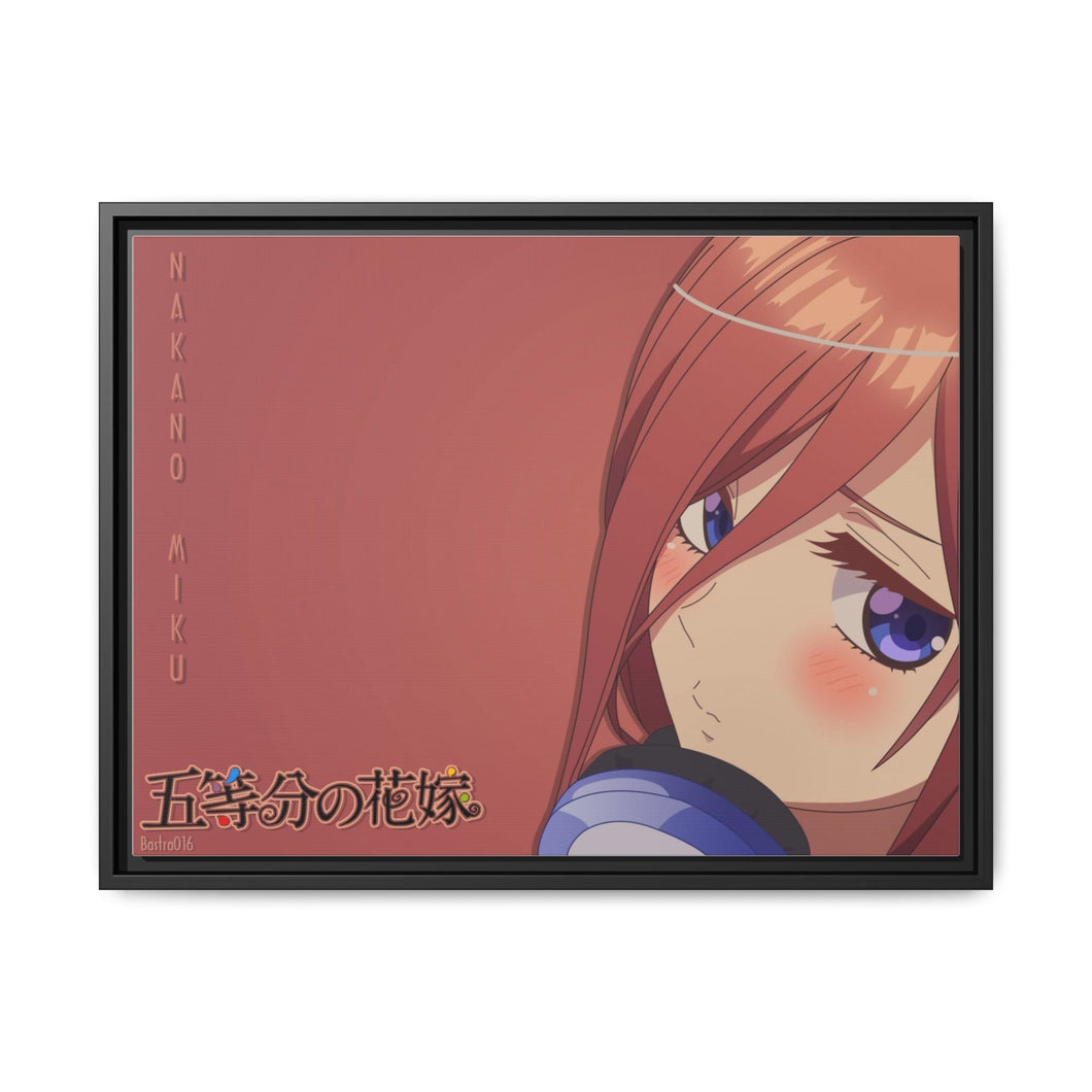 Nakano Miku Canvas Framed Art Print