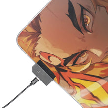 Load image into Gallery viewer, Kyojuro Rengoku RGB LED Mouse Pad (Desk Mat)

