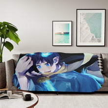 Load image into Gallery viewer, Blue Exorcist Sherpa Blanket
