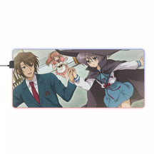 Load image into Gallery viewer, The Melancholy Of Haruhi Suzumiya RGB LED Mouse Pad (Desk Mat)

