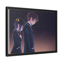 Load image into Gallery viewer, Rikka and Yuuta Canvas Framed Art Print
