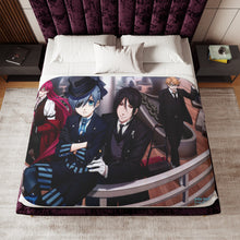 Load image into Gallery viewer, Anime Black Butler Sherpa Blanket

