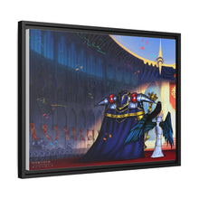 Load image into Gallery viewer, Albedo and Ainz Ooal Gown Canvas Framed Art Print
