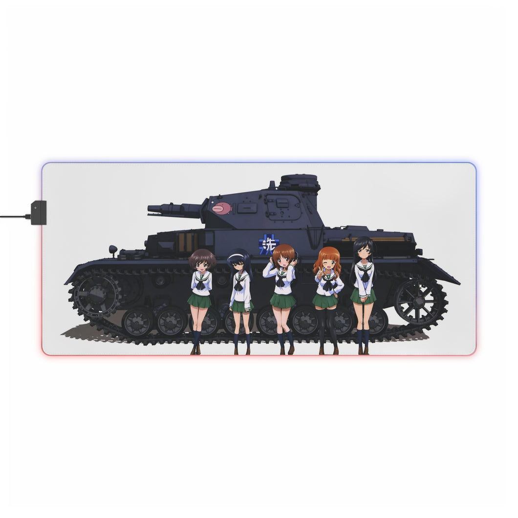 Girls und Panzer RGB LED Mouse Pad (Desk Mat)