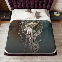 Load image into Gallery viewer, Anime Death Note Sherpa Blanket
