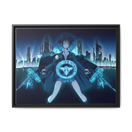 Akane Tsunemori with The dominators Canvas Framed Art Print