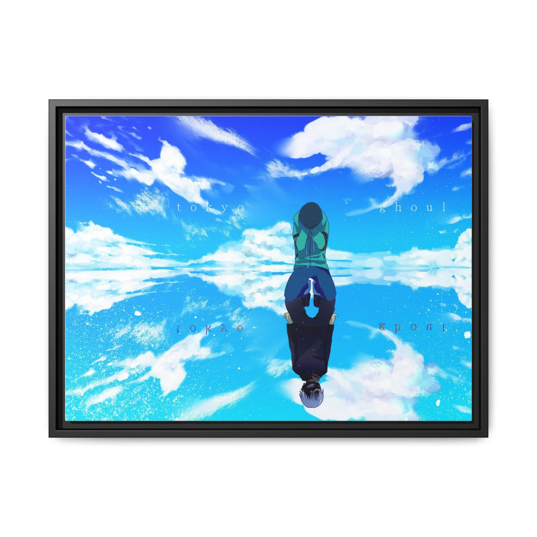 Kaneki Ken ( Tokyo Ghoul) Canvas Framed Art Print