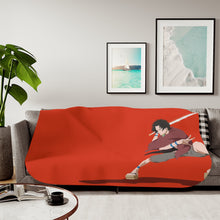 Load image into Gallery viewer, Anime Samurai Champloo Sherpa Blanket
