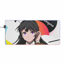 Load image into Gallery viewer, Rascal Does Not Dream of Bunny Girl Senpai RGB LED Mouse Pad (Desk Mat)
