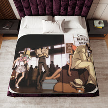 Load image into Gallery viewer, Anime Cowboy Bebopr Sherpa Blanket
