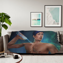 Load image into Gallery viewer, Kuroko&#39;s Basketball Daiki Aomine Sherpa Blanket
