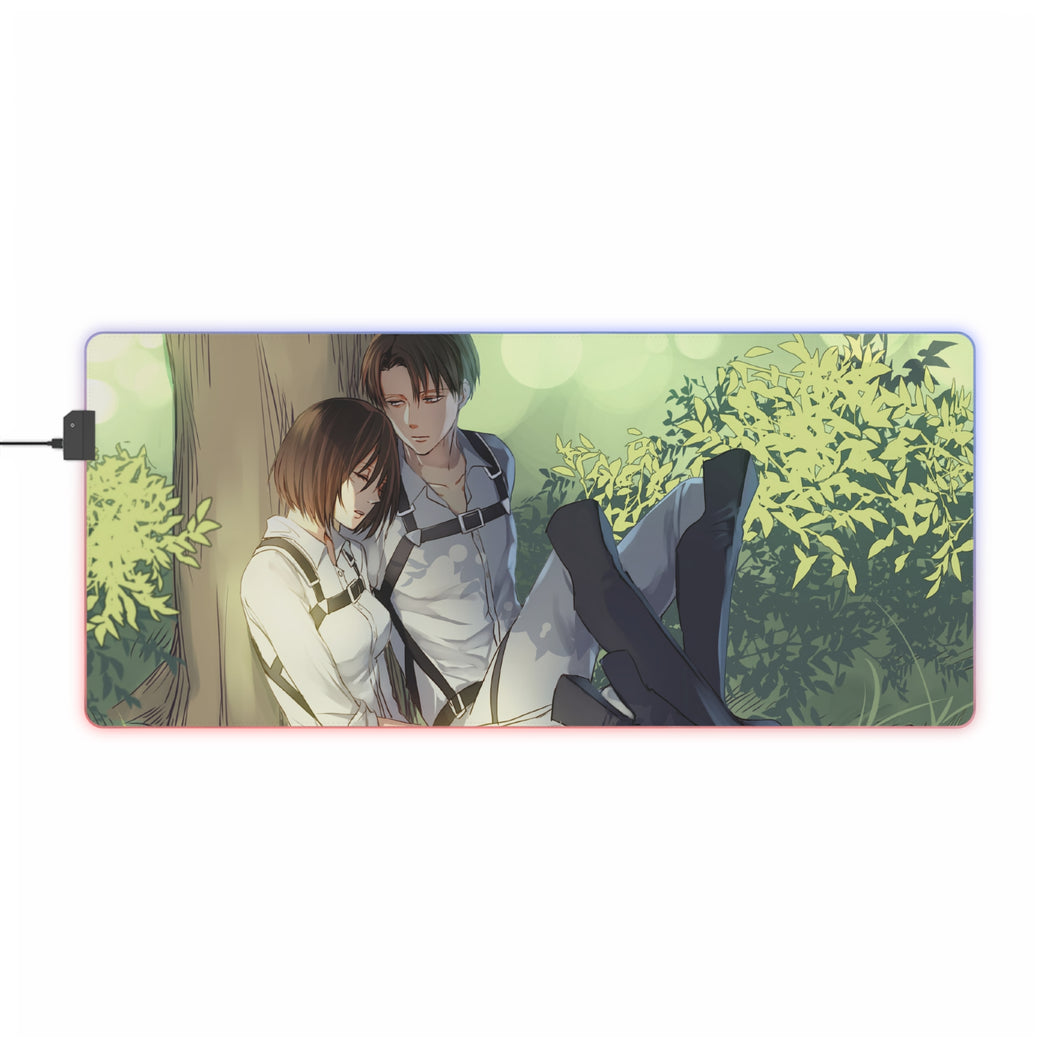 Anime Attack On Titan RGB LED Mouse Pad (Desk Mat)
