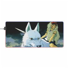 Load image into Gallery viewer, Princess Mononoke RGB LED Mouse Pad (Desk Mat)
