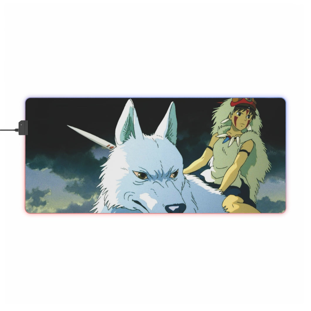 Princess Mononoke RGB LED Mouse Pad (Desk Mat)