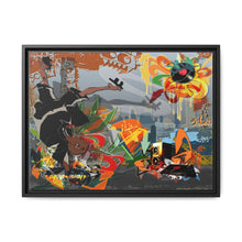 Load image into Gallery viewer, Anime Samurai Champloor Canvas Framed Art Print
