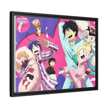 Load image into Gallery viewer, Blue Exorcist Canvas Framed Art Print
