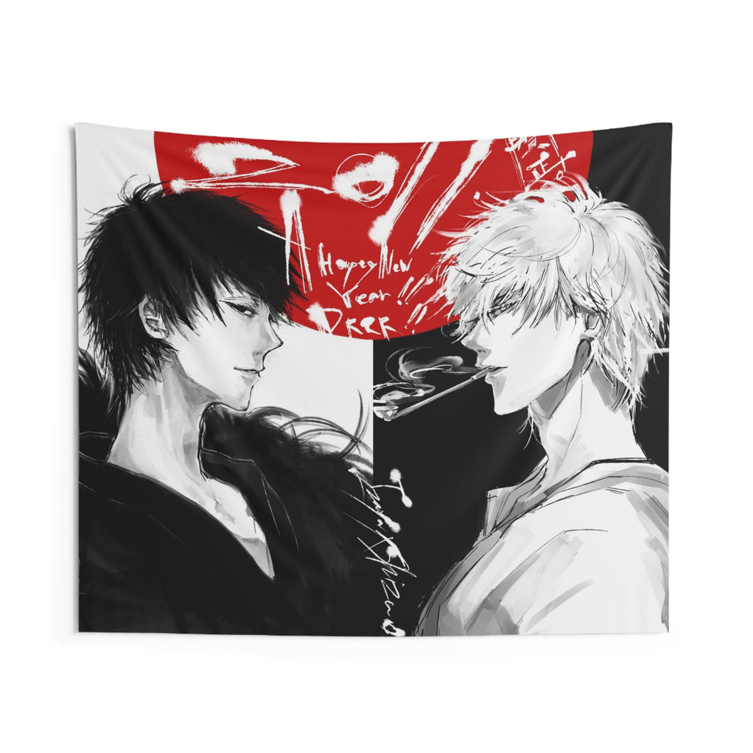 Durarara!! Izaya Orihara, Shizuo Heiwajima Indoor Wall Tapestry
