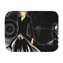 Load image into Gallery viewer, Bleach Ichigo Kurosaki, Rukia Kuchiki Sherpa Blanket
