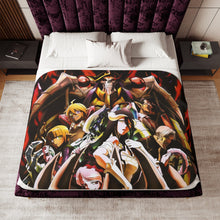 Load image into Gallery viewer, Overlord Albedo, Shalltear Bloodfallen, Demiurge, Sebas Tian Sherpa Blanket
