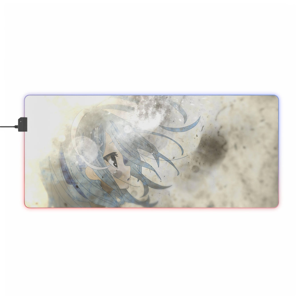 Shiro (Grunge) RGB LED Mouse Pad (Desk Mat)