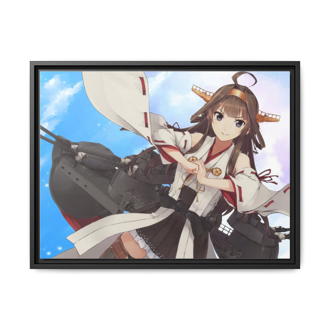 Kantai Collection - Kongou Canvas Framed Art Print