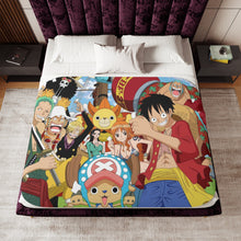 Load image into Gallery viewer, Luffy&#39;s crew Sherpa Blanket
