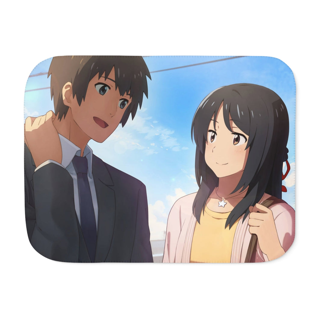 Anime Your Name. Sherpa Blanket