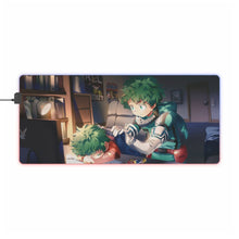 Load image into Gallery viewer, My Hero Academia Izuku Midoriya RGB LED Mouse Pad (Desk Mat)
