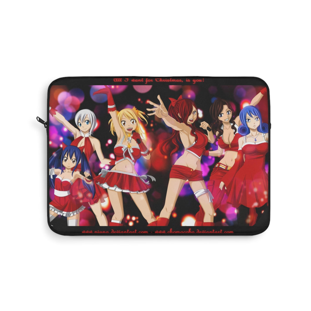 Happy Holidays from the Fairy Tail Girls Laptop Sleeve