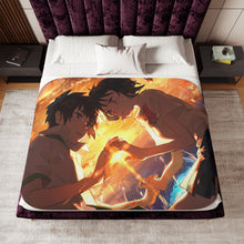 Load image into Gallery viewer, Your Name. Sherpa Blanket
