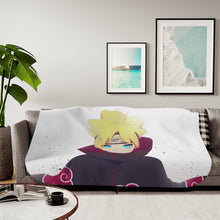 Load image into Gallery viewer, Boruto Uzamaki Sherpa Blanket
