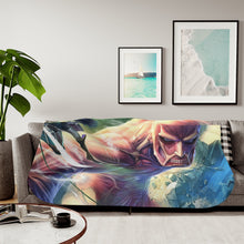 Load image into Gallery viewer, Anime Attack On Titan Sherpa Blanket
