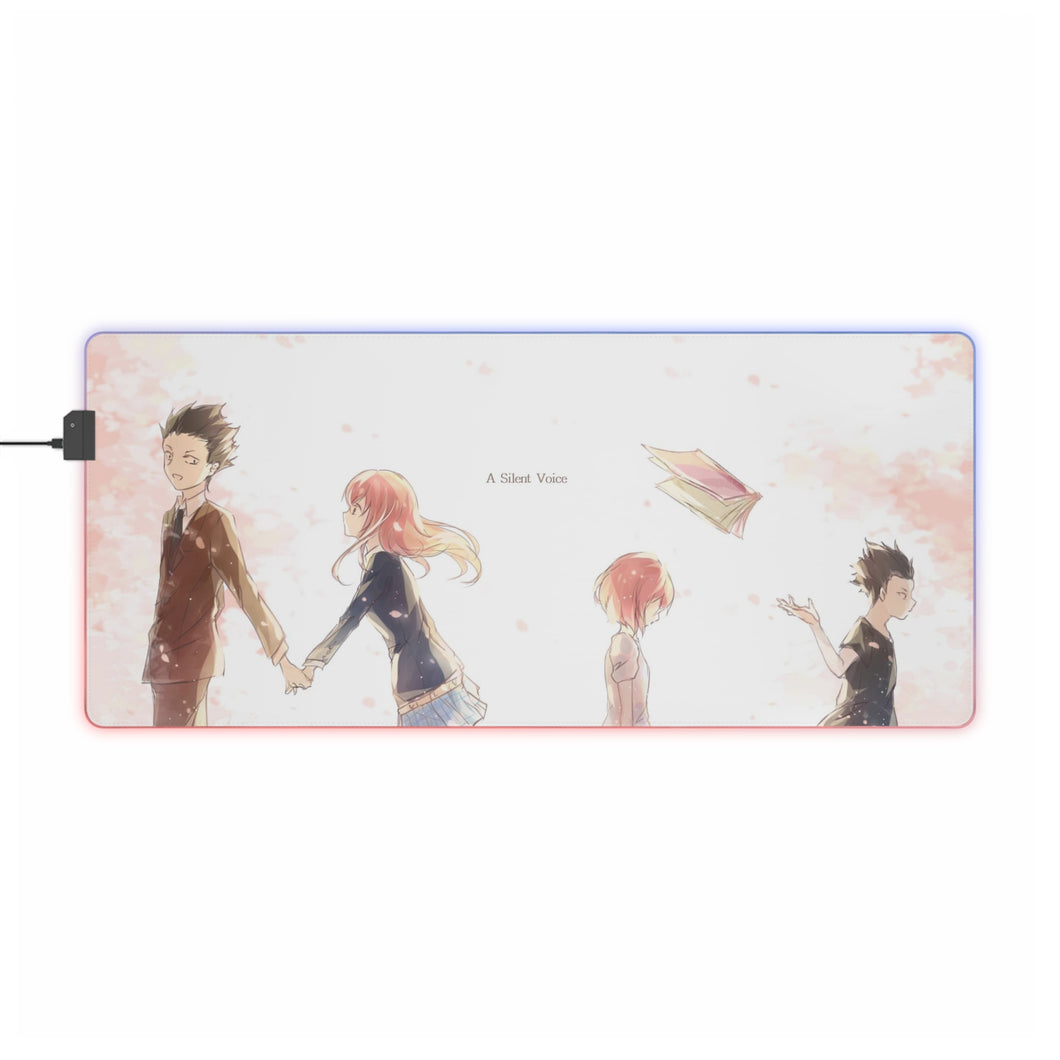 Koe No Katachi Shouko Nishimiya RGB LED Mouse Pad (Desk Mat)