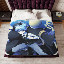 Load image into Gallery viewer, Nagisa Shiota and Koro-sensei Sherpa Blanket
