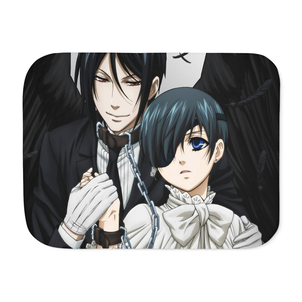 Black Butler Sherpa Blanket