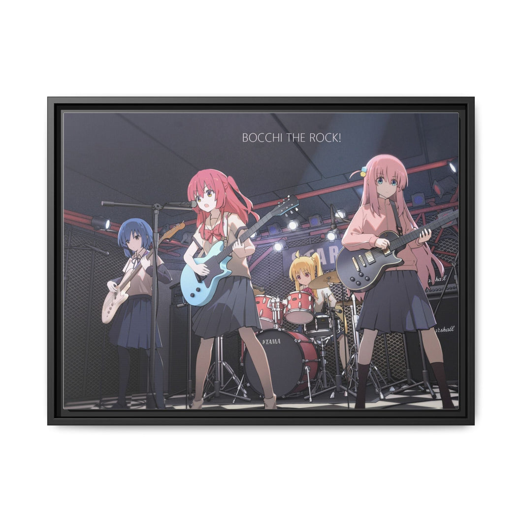 Bocchi the Rock Canvas Framed Art Print